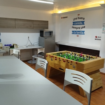 "Contamos con comedor"