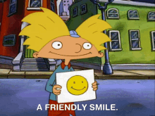 Friendly smile
