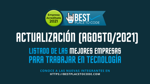 Best Place To Code | Actualización agosto 2021