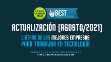 Best Place To Code | Actualización agosto 2021