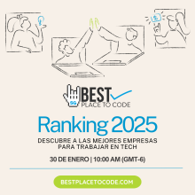 Revelación del Ranking Best Place To Code 2025